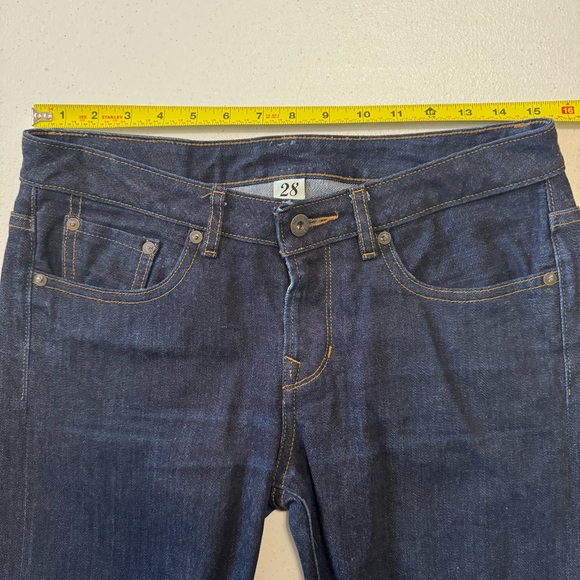 Railcar Arcadia Selvedge Dark Wash Skinny Jeans 28 - Picture 9 of 13